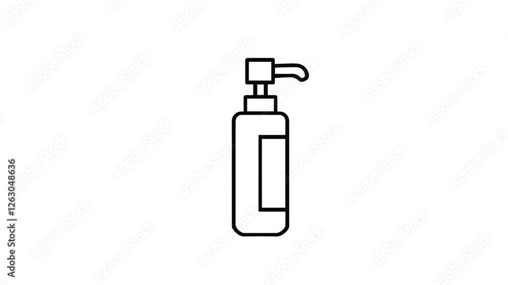 Animated Body care Outline Animated Body care Outline