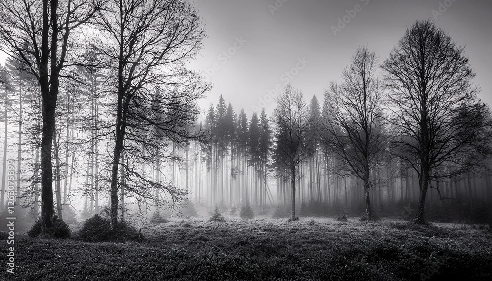 Fototapeta premium fog in the forest
