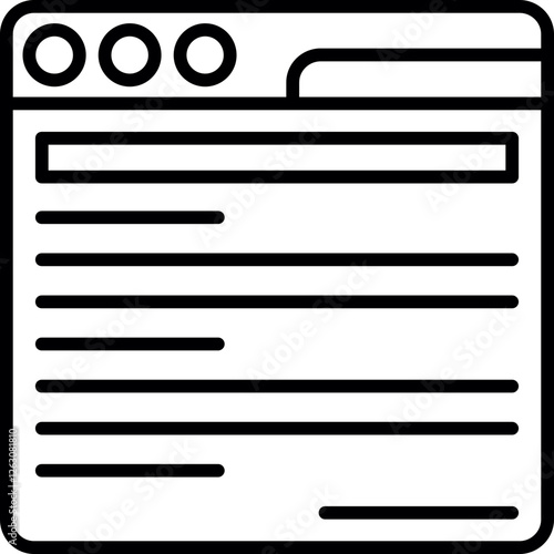 Website Search Icon