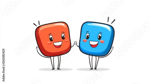 Joyful Pixel Art Characters A Celebration of Friendship