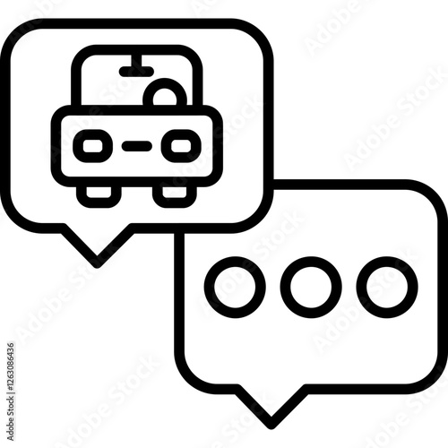 Driver Passenger Chat Icon