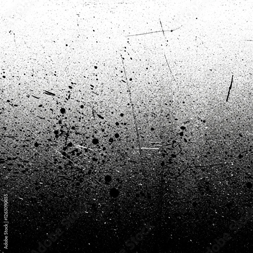 Visual Symphony of Shapes and Textures: Black and White Abstract Background with Floating Geometric Squares