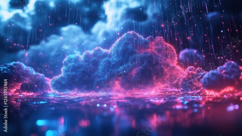 AI Agent Managing Real-Time Weather Data with Holographic Interface