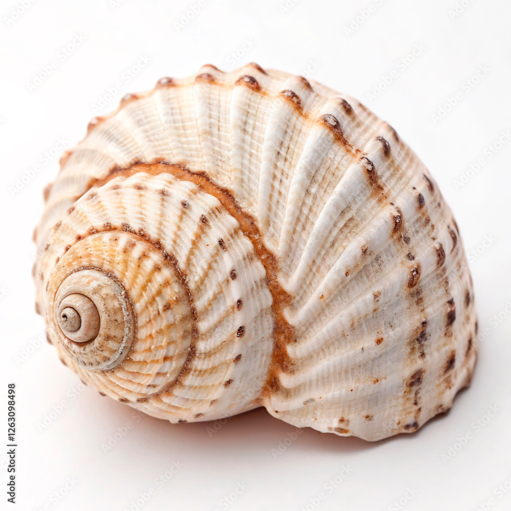 seashell isolated on white background