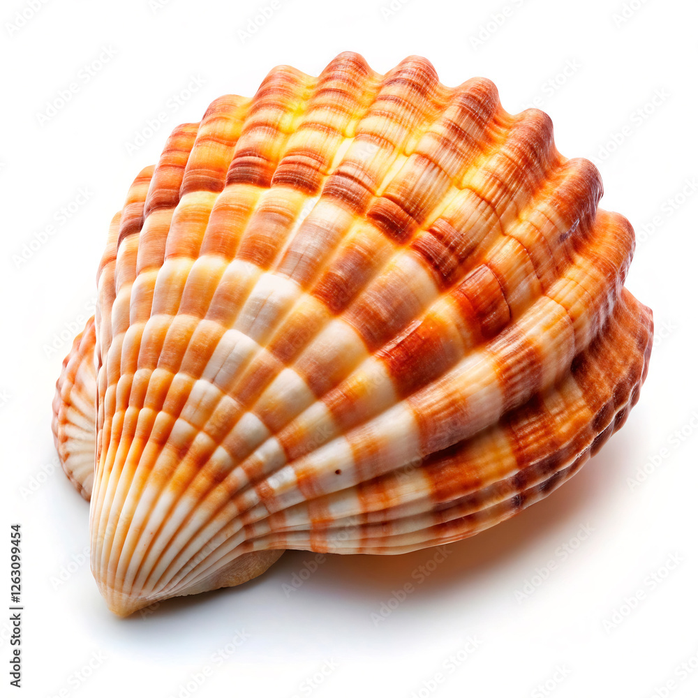 Fototapeta premium seashell isolated on white background