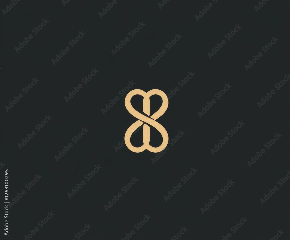 Simplified Bitcoin logo design concept Simplified Bitcoin logo design concept