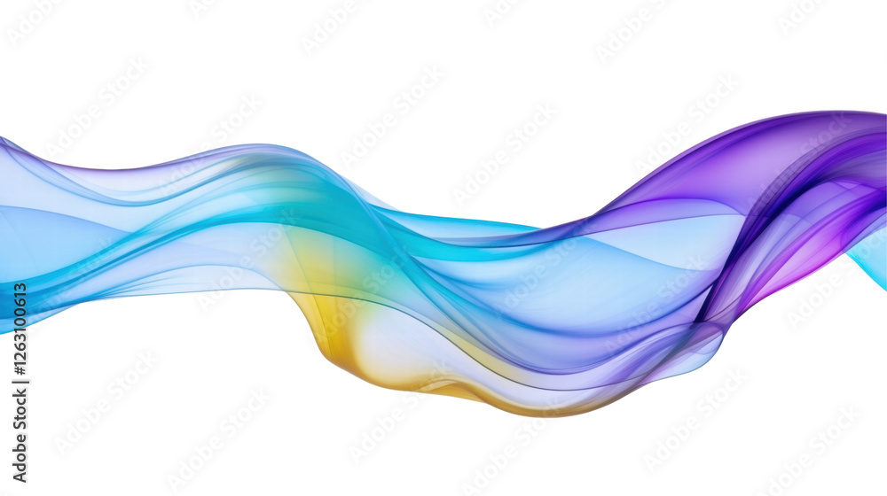 Colorful Fluid Wave Design with Smooth Gradient Flow and Transparent Background Colorful Fluid Wave Design with Smooth Gradient Flow and Transparent Background