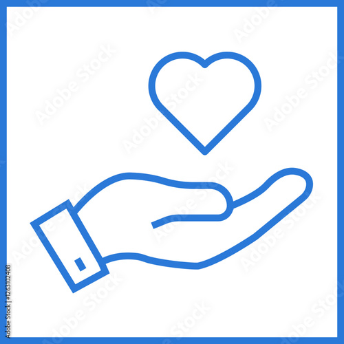 Giving Hands Icon Design