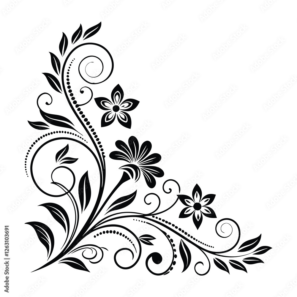 Intricate Mandala Flower Design . Intricate Mandala Flower Design .
