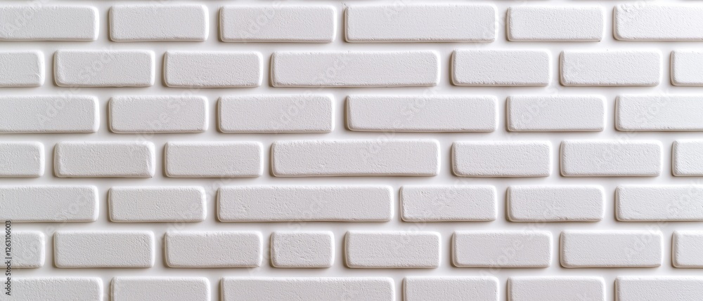 A seamless array of white rectangular tiles arranged in a brick pattern, creating a clean, modern aesthetic for interior design. A seamless array of white rectangular tiles arranged in a brick pattern, creating a clean, modern aesthetic for interior design.