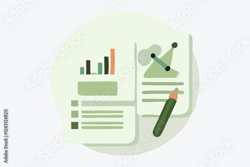  Vector illustration. Control systems ensure efficient and precise management processes in various industries The computer lab metaphor inspires creativity and exploration in engineering Vector illust