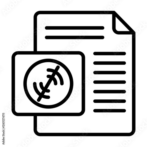 Offline status Icon