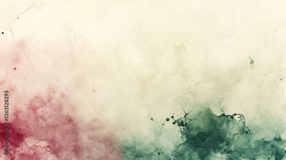 Obraz premium Watercolor Ink Flow Abstract Background