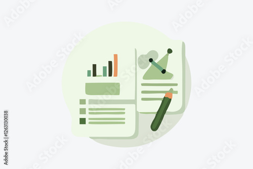  Vector illustration. Control systems ensure efficient and precise management processes in various industries The computer lab metaphor inspires creativity and exploration in engineering Vector illust