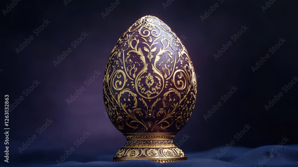 Ornate Nowruz Egg Design Ornate Nowruz Egg Design