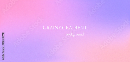 Soft aura gradient background with grainy texture. Abstract blurred wallpaper, cover in pastel pink, purple colors for design projects.