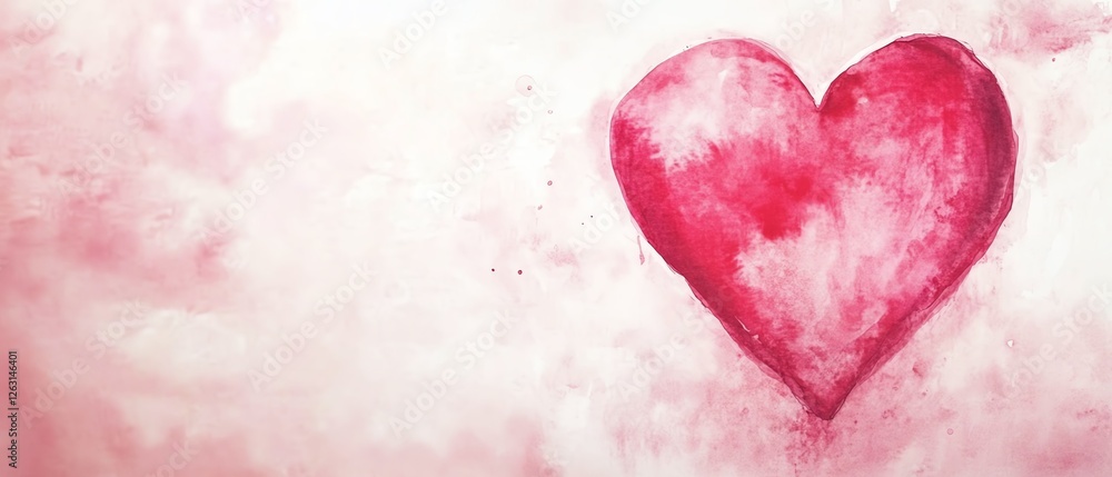 Light pink watercolor wash Valentine's day Background Light pink watercolor wash Valentine's day Background
