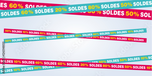 Bannière bandeau soldes