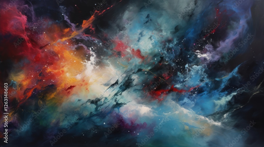 Celestial Nebulae A Cosmic Canvas of Color and Light