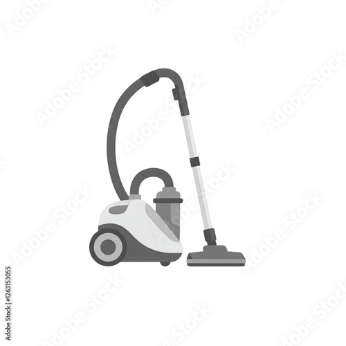 vacuum cleaner, black gray dust cleaner