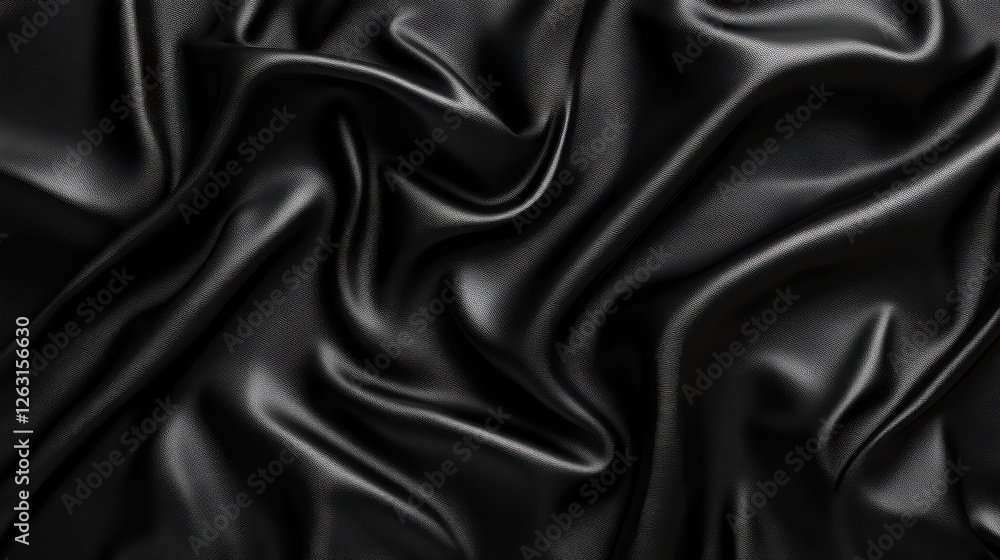 Natural leather texture in deep black tone. Natural leather texture in deep black tone.
