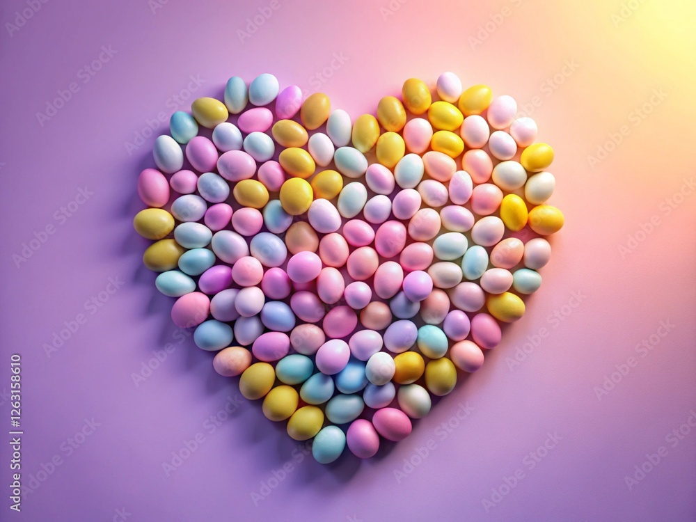 Colorful Easter eggs Easter day. generative ai Colorful Easter eggs Easter day. generative ai