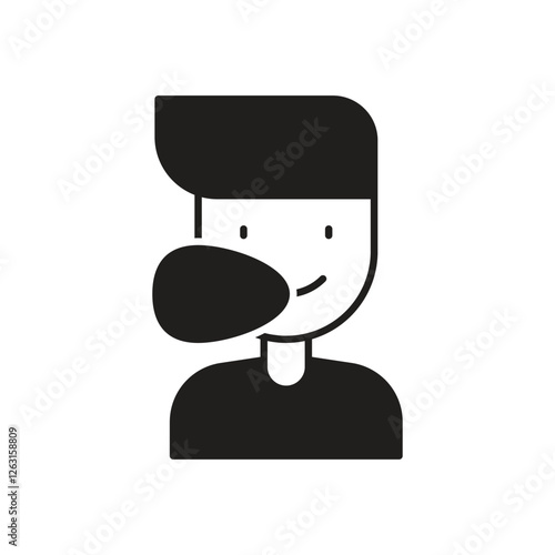 Chewing Gum icon vector stock illustration