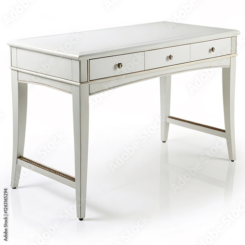 Wallpaper Mural table isolated on white Torontodigital.ca