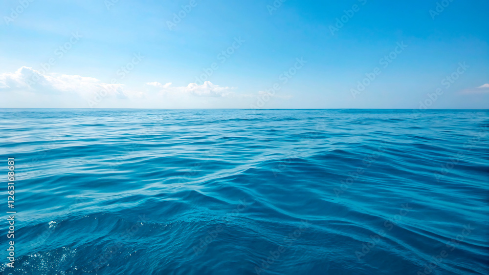 Obraz premium blue sea and sky