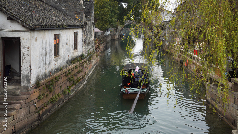 Obraz premium canal in bruges belgium