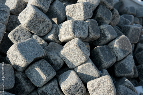 Photography Textured stones create a captivating view in natural light