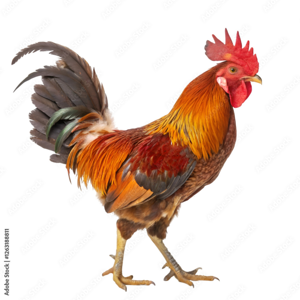 Rooster isolated on transparent background Rooster isolated on transparent background