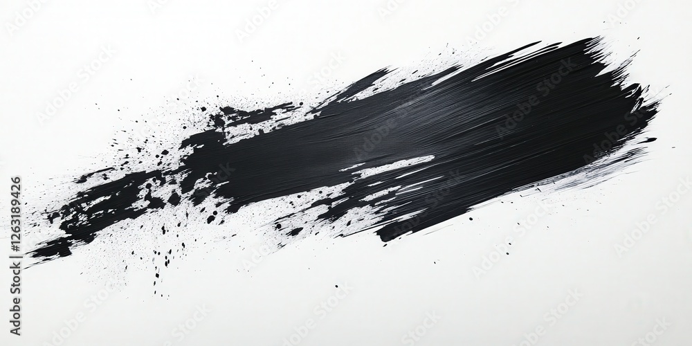 Chaotic black-and-white brushstrokes dance diagonally across a pristine white canvas, weaving an intense visual tapestry of motion and contrast Chaotic black-and-white brushstrokes dance diagonally across a pristine white canvas, weaving an intense visual tapestry of motion and contrast