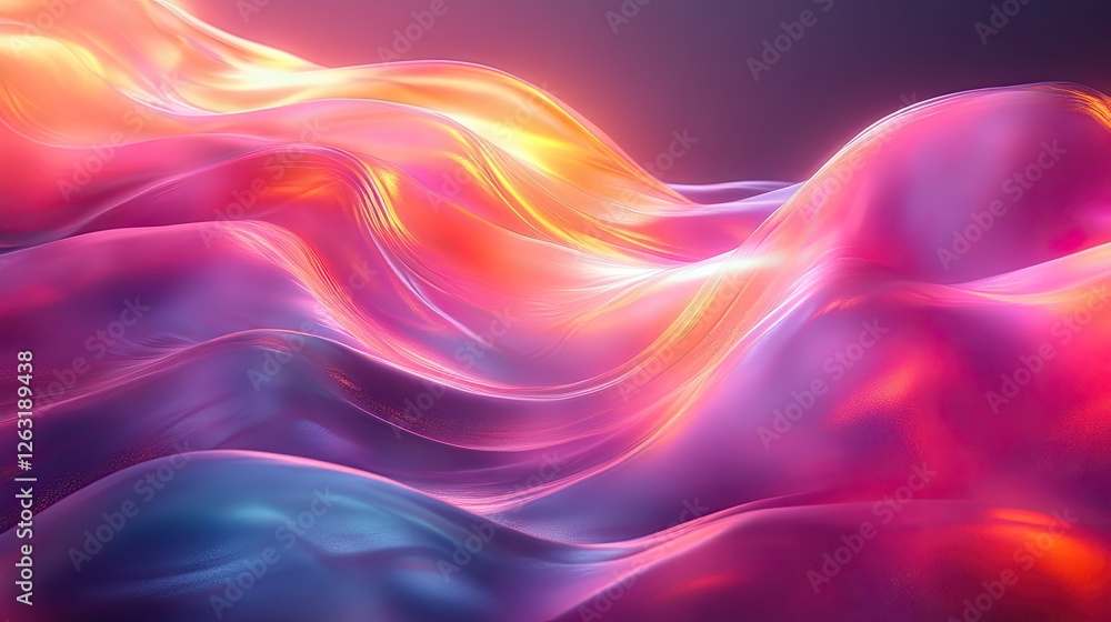 Abstract Pink and Purple Wavy Fluid Design Abstract Pink and Purple Wavy Fluid Design