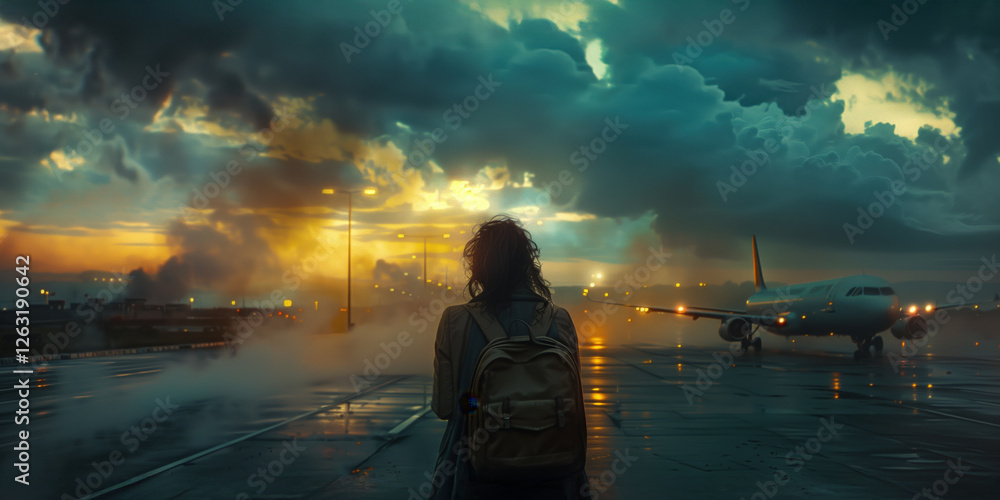 Fototapeta premium Wonderlust cinematic scene