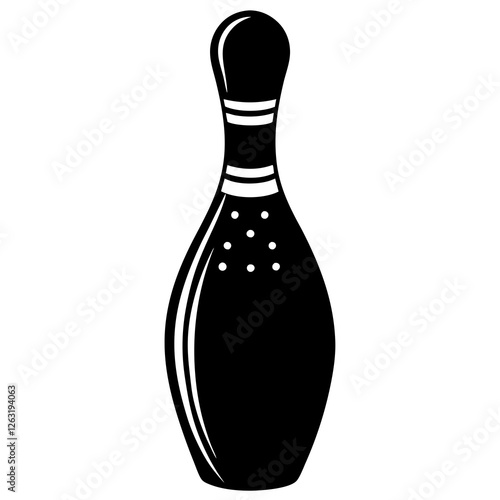 Miniature bowling pin 