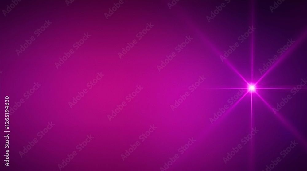 Obraz premium Bright pink abstract background with glowing star effects and smooth gradients