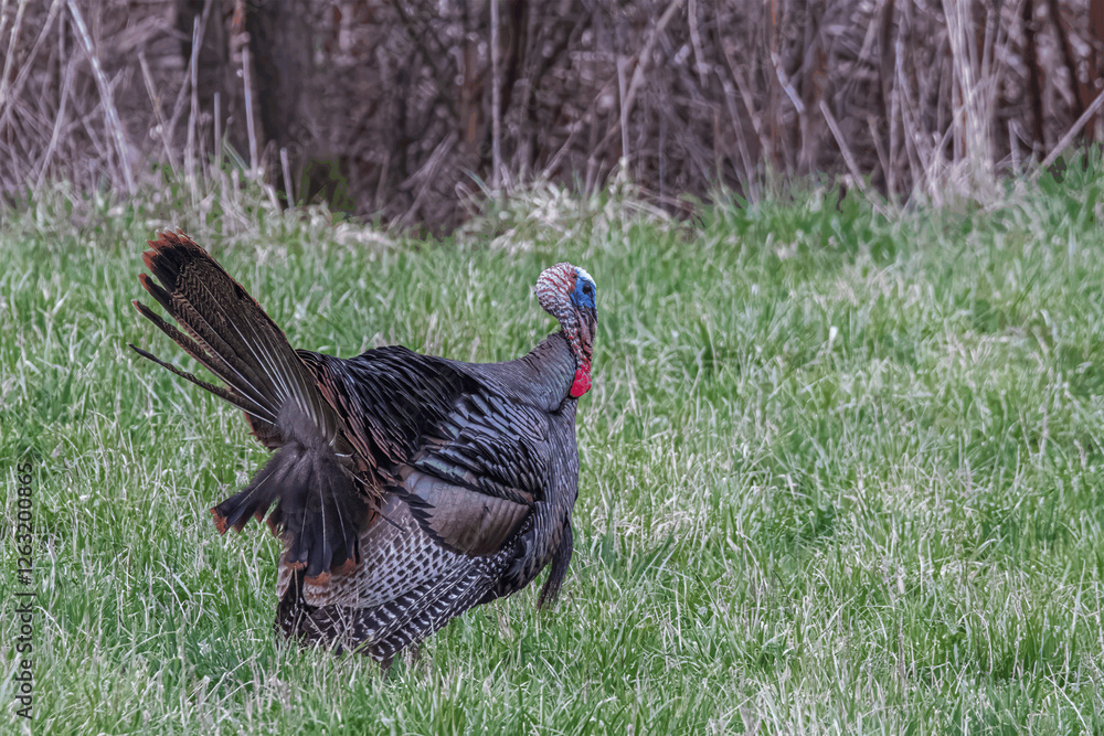 Fototapeta premium Eastern Wild Turkeys