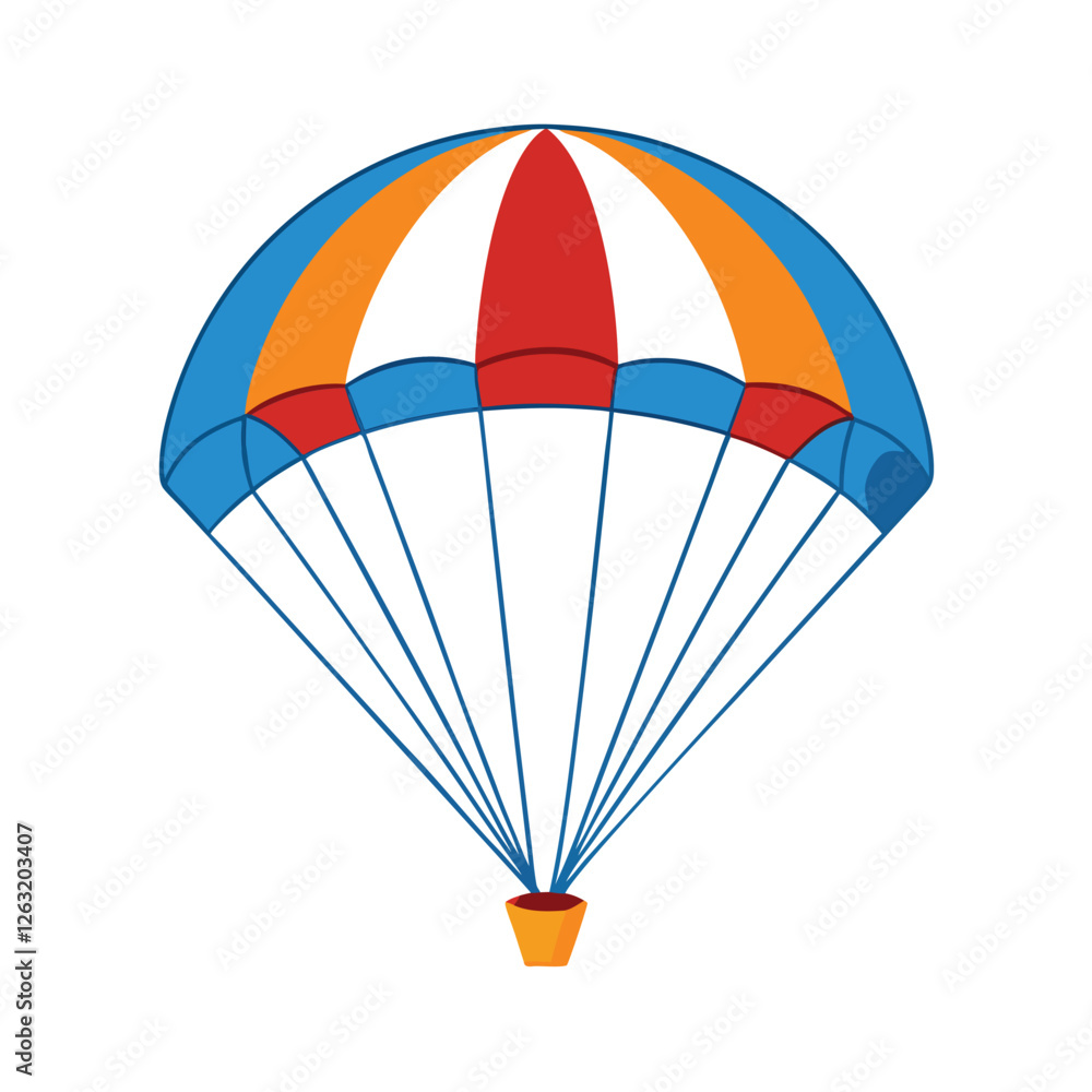 Obraz premium parachute vector