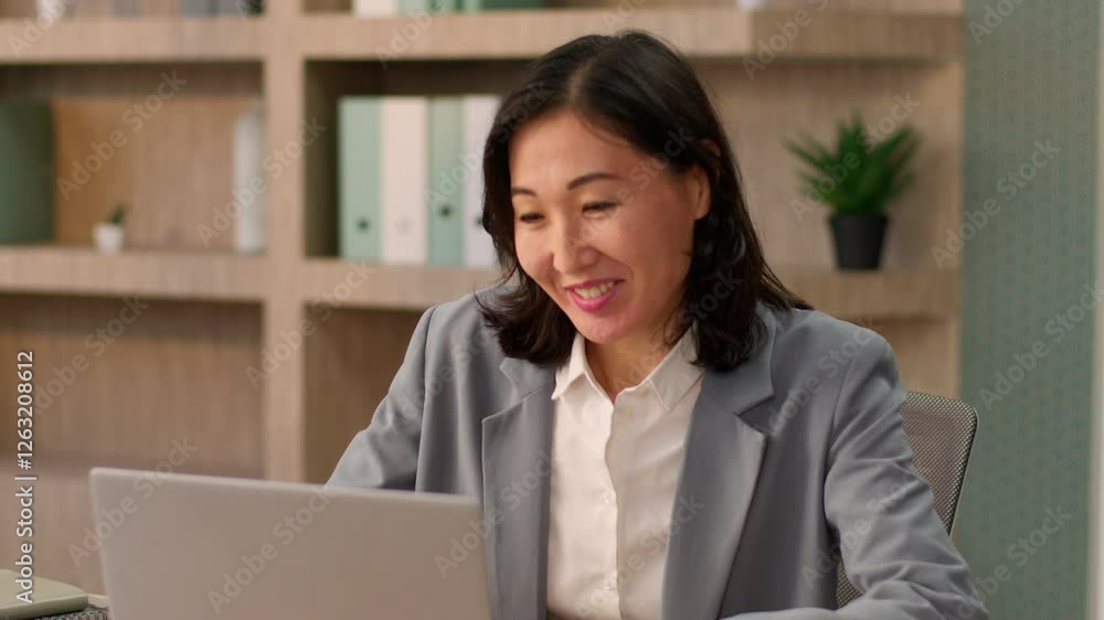 Happy Asian business woman entrepreneur working in office laptop email lucky girl receive good news online achieve excited korean chinese japanese victory celebrate female businesswoman computer desk Happy Asian business woman entrepreneur working in office laptop email lucky girl receive good news online achieve excited korean chinese japanese victory celebrate female businesswoman computer desk