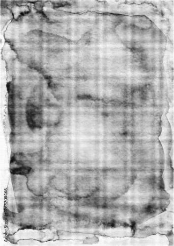 Large halftone watercolour texture with a transparent background
