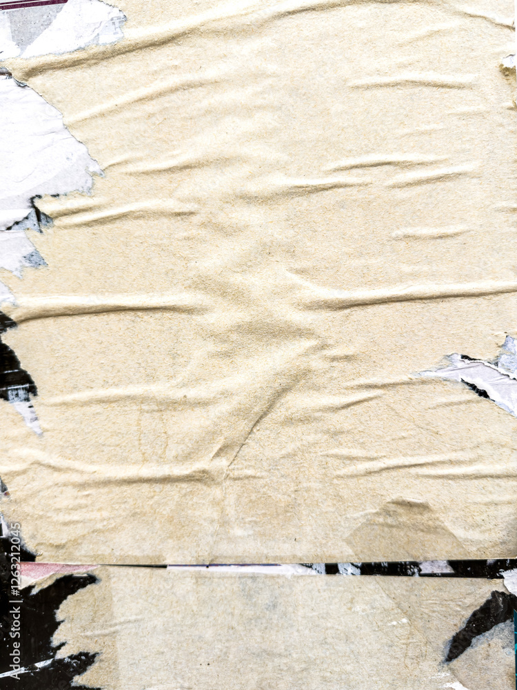 Grunge Revival: Evocative Textural Harmony in Old Poster-Inspired Backgrounds
