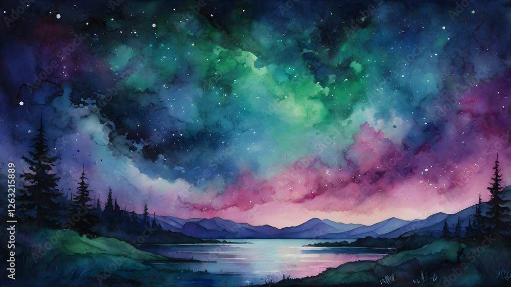 beautiful fantasyins pired starry night sky