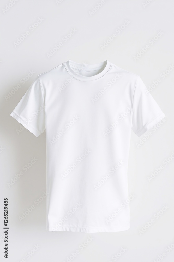 t - shirt on a white background, mock up for design t - shirt on a white background, mock up for design