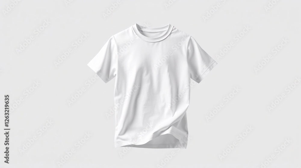 t - shirt on a white background, mock up for design t - shirt on a white background, mock up for design