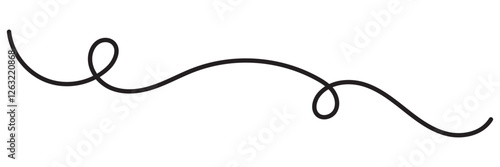 Insane messy line. Complicated clew way. Tangled scribble vector path. Vector illustration.