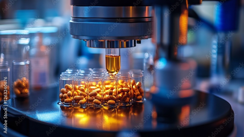 Pharmaceutical ingredients are being carefully measured and mixed in a laboratory. The process involves precise handling of capsules and liquids, showcasing attention to detail and accuracy. Pharmaceutical ingredients are being carefully measured and mixed in a laboratory. The process involves precise handling of capsules and liquids, showcasing attention to detail and accuracy.
