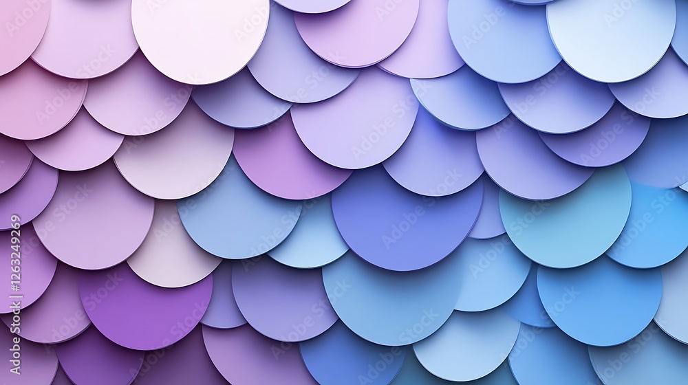 Overlapping Circles in Shades of Purple and Blue Overlapping Circles in Shades of Purple and Blue