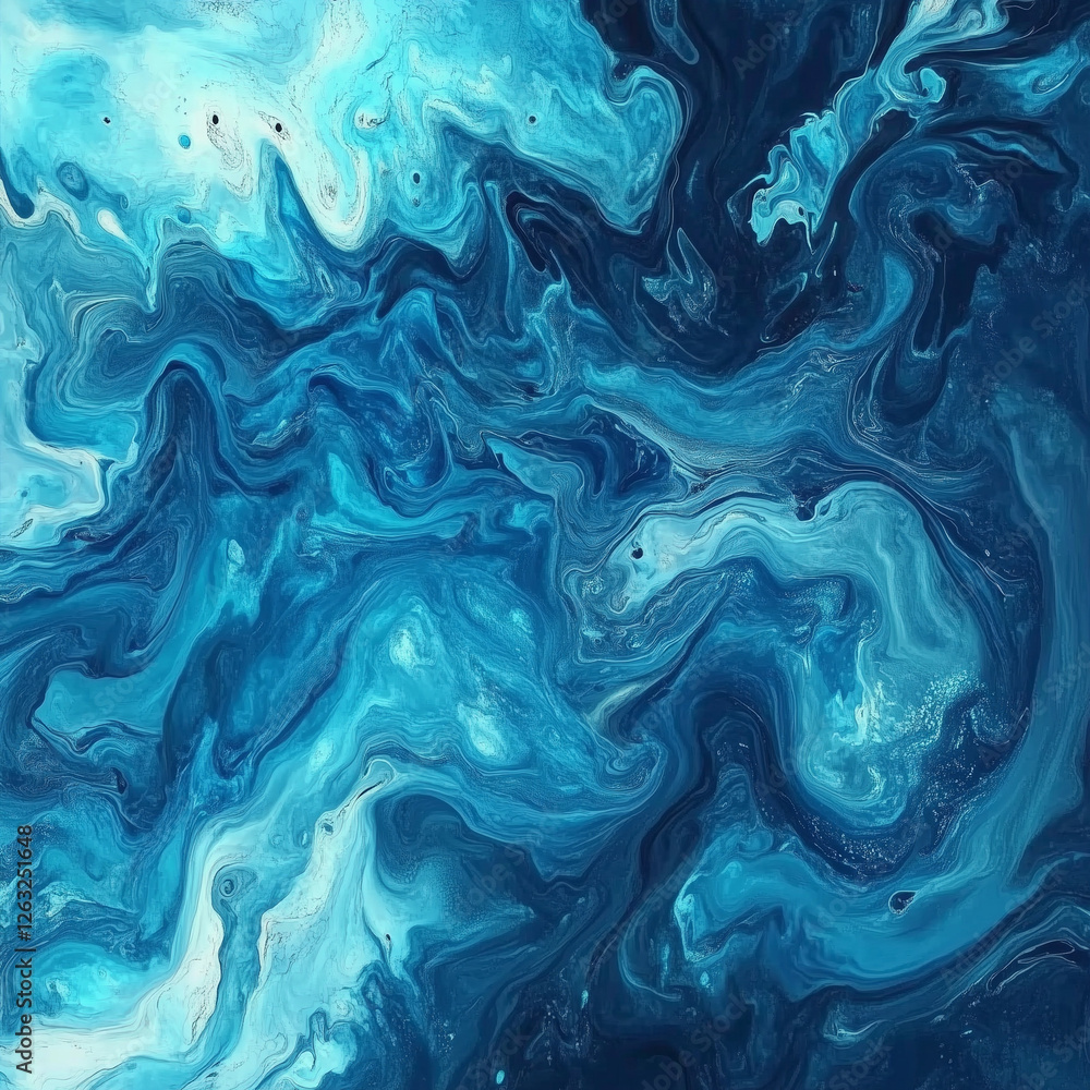 Midnight Flow: Aesthetic Navy Watercolor Background, abstract blue background with waves Midnight Flow: Aesthetic Navy Watercolor Background, abstract blue background with waves