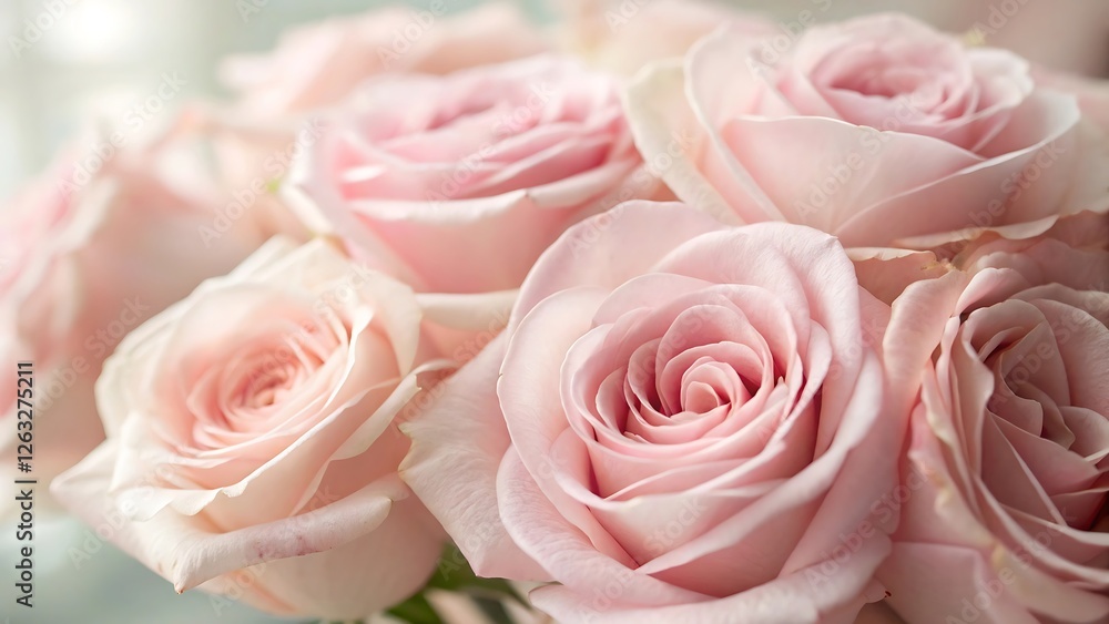 light pink roses in soft color and blur style for background light pink roses in soft color and blur style for background